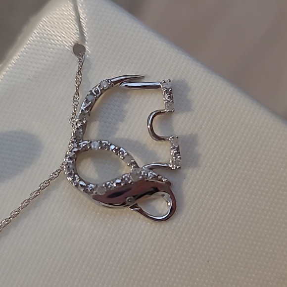 Diamond Elephant Pendant with 10K White Gold - Picture 6 of 6